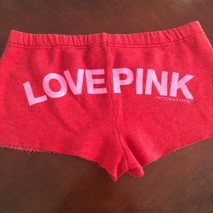 Pink Victoria’s Secret love pink shorts size small